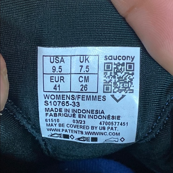 Saucony Echelon 9 “Indigo Grape” Size 9.5 With
Replacement Brooks Insoles - Picture 17 of 17